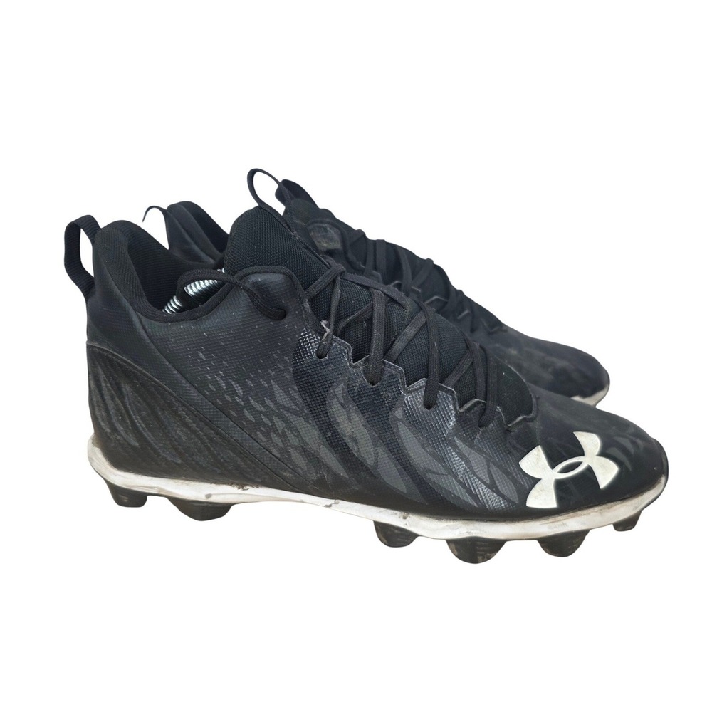 Under Armour Spotlight Franchise Football Cleats Mens 11 Black Softball Athletic